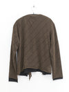 SWAYING 25 Autumn and Winter Twisted Fake Two-Piece Cashmere Top SW-SW25AW1T34C2S4-HL Gray Green